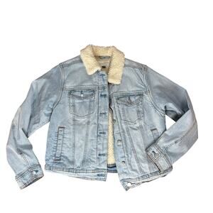 Universal Thread Sherpa Lined Trucker Denim Jacket M‎
